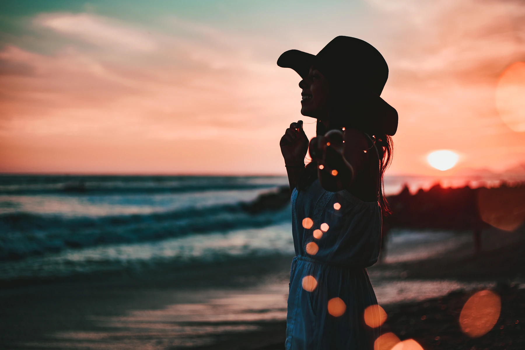 A real seaside moment at sunset, photographed by JoelValve